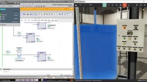 AUTO MANUAL TANK LEVEL WITH % PUSHBUTTON USING TIA PORTAL PLCSIM & FACTORY IO