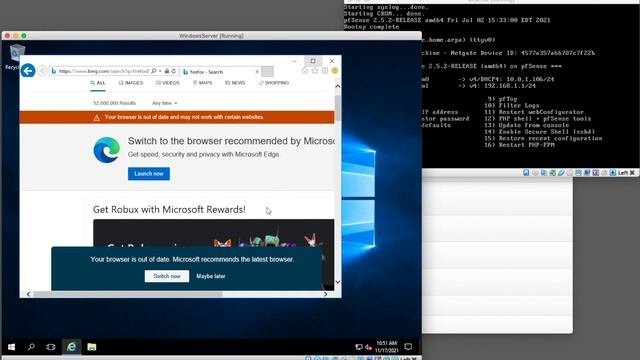 Install Windows Server On VirtualBox Behind A PfSense Firewall