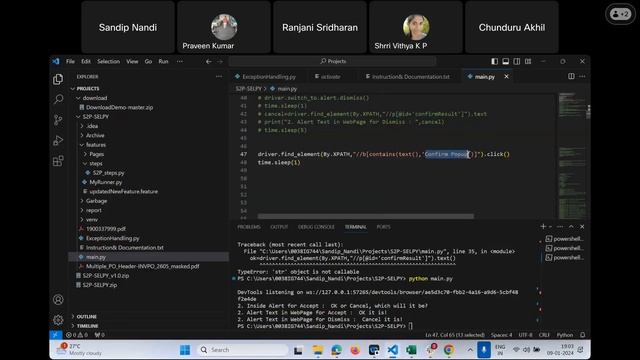 6 Alert & Windows Handles in Selenium Python