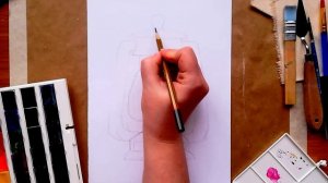 Как нарисовать КЕРОСИНОВУЮ ЛАМПУ часть 1 | Детальный поэтапный урок рисования для начинающих