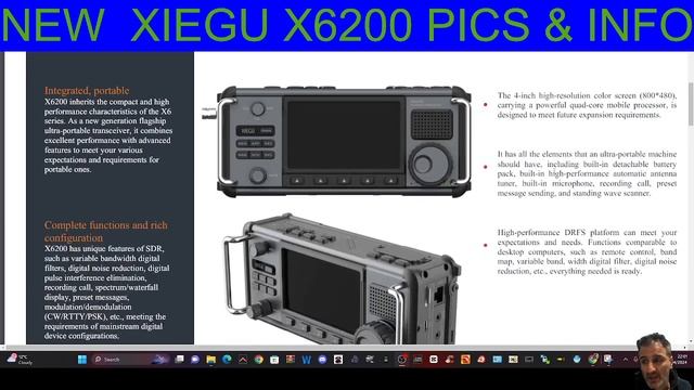 NEW - XIEGU X6200 , DRFS- BROCHURE: €920.00 - NEW PREVIEW PICTURES смотреть онлайн