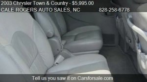 2003 Chrysler Town and Country Limited FWD - for sale in Ash