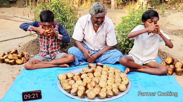 100 ICE APPLE EATING CHALLENGE | PALMYRA FRUIT CUTTING AND EATING | FOOD CHALLENGE | FARMER COOKING смотреть онлайн