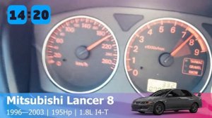 Mitsubishi Lancer ACCELERATION and EXHAUST Battle