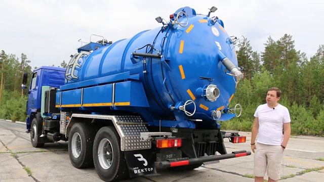 Илососная машина МВС-14 МАЗ-6312-26