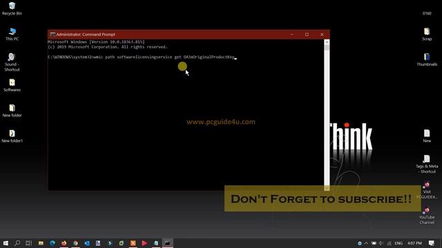 How to Find Product Key on My Windows 10 and Windows 11? @pcguide4u смотреть онлайн