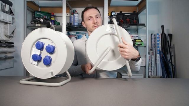 Котушка для подовжувача Pawbol B.1101-RS з розетками та B.1100 без розеток та кабелю: огляд смотреть онлайн