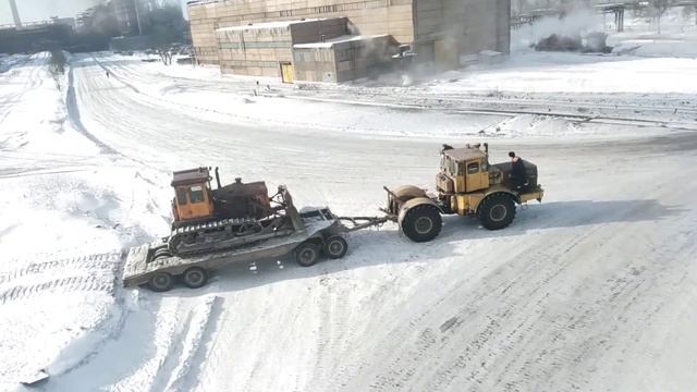 Заезд бульдозера на трал/bulldozer on trawl смотреть онлайн