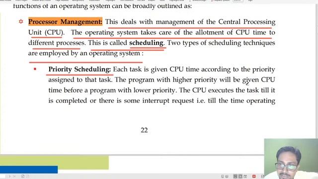 Software Concepts | System Software | Operating system | Functions and Types  : Ajit