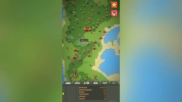 100 YEAR TIMELAPSE IN WORLDBOX #worldbox #ios #gaming смотреть онлайн