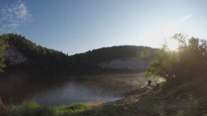 Вишера от заката до рассвета. Таймлапс