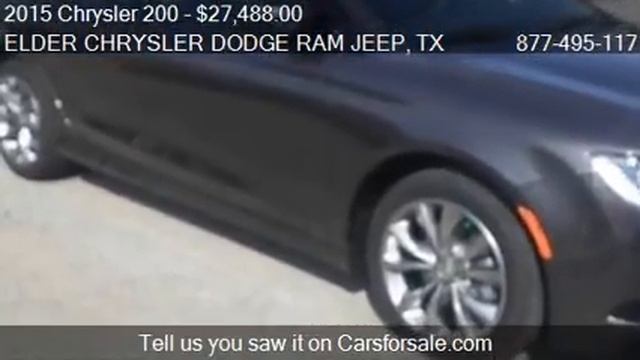 2015 Chrysler 200 S 4dr Sedan for sale in Athens, TX 75751 a смотреть онлайн