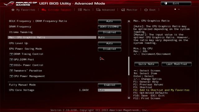ASUS Maximus VI Impact. BIOS. смотреть онлайн