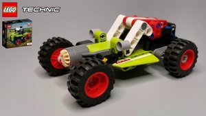 Лего Самоделки - Гоночный автомобиль из Lego Technic (42102) #4