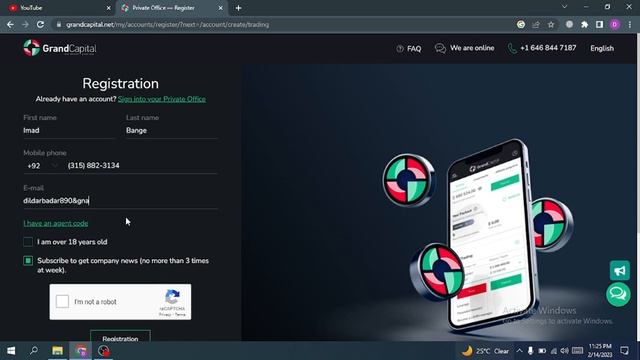 How to make an account on grand capital and claim 500$ no depoit bonuse смотреть онлайн