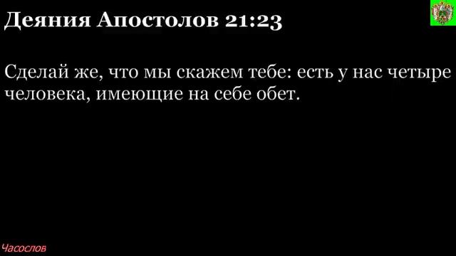 Аудиокнига. Библия. Новый Завет. Деяния святых апостолов. Глава 21