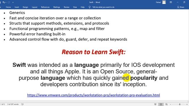 Tutorial 01: Introduction to Swift Programming language for IOS | Hello World Program in XCode Swif