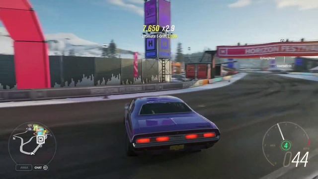 Drifting in 1970 Dodge Challenger смотреть онлайн