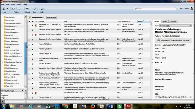 Mendeley reference manager tutorial (Bangla) смотреть онлайн