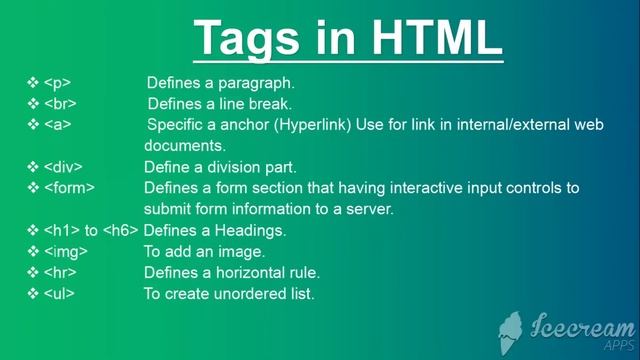 html tags and attributes | html tags and attributes list with examples - 2 #html #attribute