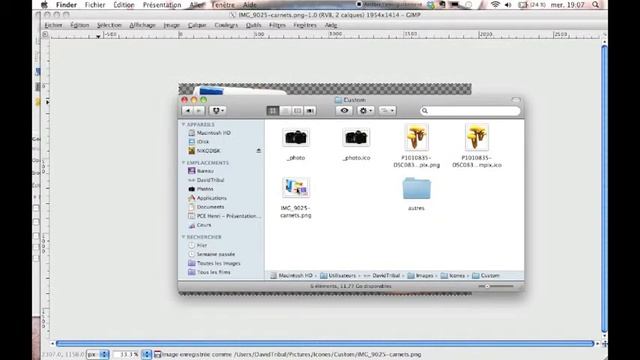 Tuto 01- Customize your mac OS X icons