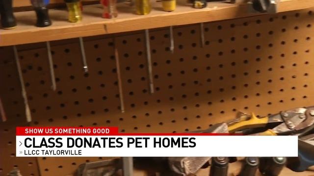 SUSG: Lincoln Land Class Builds Doghouses for Animal Shelter смотреть онлайн