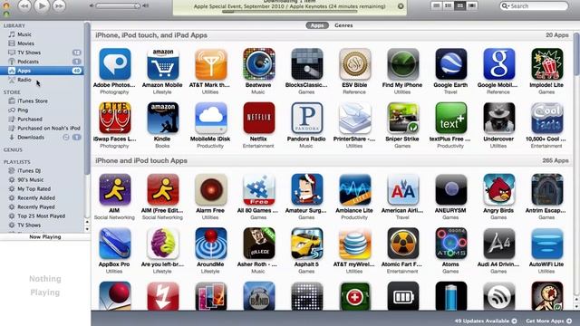 iTunes 10 Overview Ping смотреть онлайн