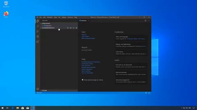 How to install Visual Studio Code with Selenium C# (C Sharp) on Win10 x64