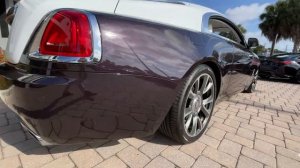 2018 Rolls Royce Wraith in Purple over White Interior