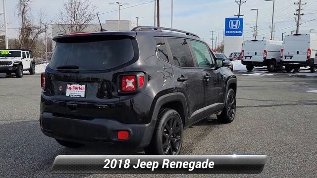 Used 2018 Jeep Renegade Altitude, Newark, DE J247137B смотреть онлайн