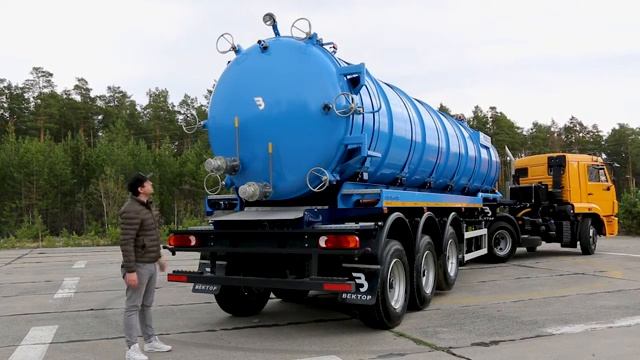 Полуприцеп–цистерна вакуумная ППЦВ-28ОДМ