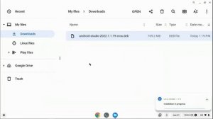 Install Android Studio on Chromebook Linux