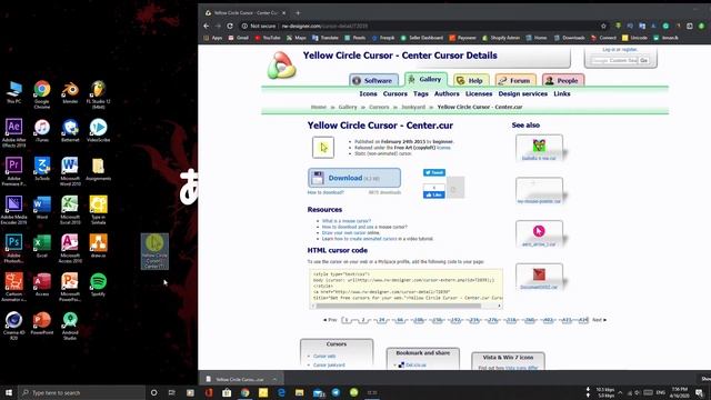 How To Highlight Mouse Cursor Into Yellow смотреть онлайн