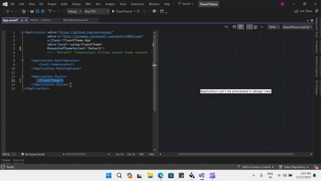 Avalonia Tutorial: Fluent Themes | Fluent Theme Editor смотреть онлайн