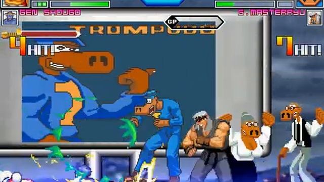 WIN MUGEN FIGHTING JAM HI-REST - BEN SHOUGO Y DEDEDE VS TROMPUDO Y GRAN MASTER RYU смотреть онлайн