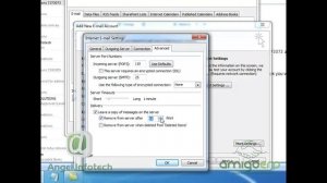 Outlook Configuration on Windows 7 - Amigo ERP