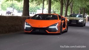 Новая Lamborghini Revuelto - Burnouts, разгон,звук выхлопа