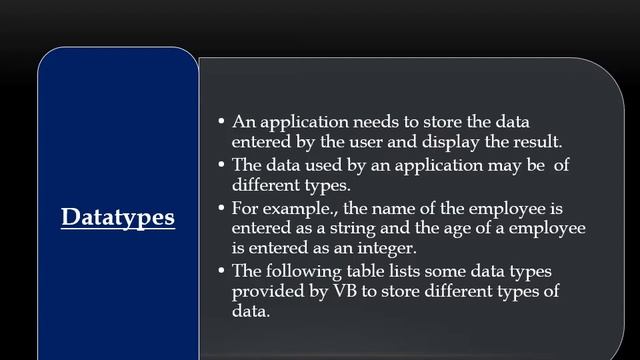 Visual Basic tutorial for beginners 2020 |VB Controls & datatypes|Simple 2 Learn