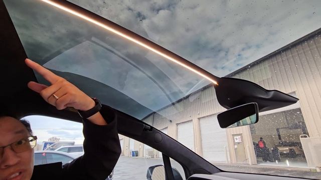 Tesla Model X, upgraded ambient lighting смотреть онлайн