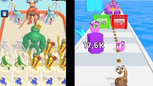 Merge Number Run vs Merge Rainbow Friends 3D Run Battle "alphabet Lore" Android gameplay