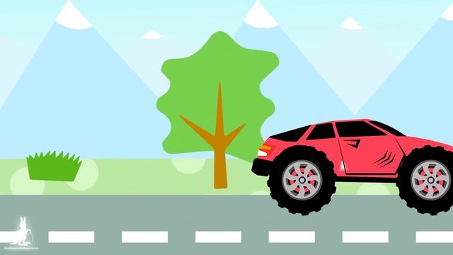 Монстртрак с низкой посадкой - мультфильм для детей