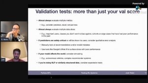 PyData MTL: "Testing production machine learning systems" by Josh Tobin