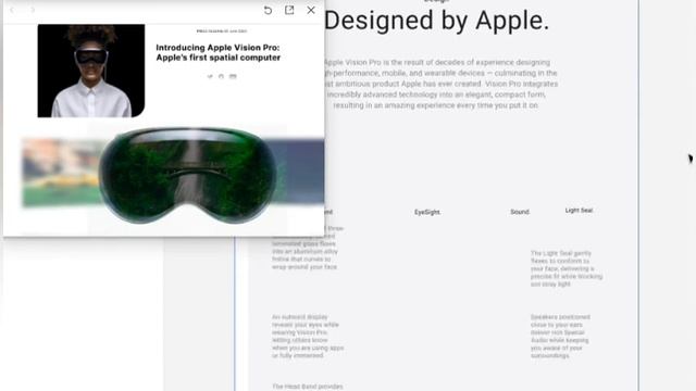 "Unveiling the Futuristic UI/UX Experience of Apple Vision Pro" #apple #applevisionpro applevisio смотреть онлайн
