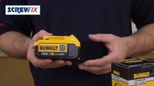 DEWALT DCB182-XJ 18V 4.0AH LI-ION XR BATTERY | Screwfix