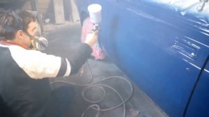 Покраска автомобиля ВАЗ 2104 под акрил