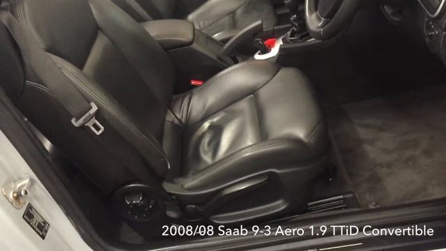 2008/08 Saab 9-3 Aero 1.9 TTiD Convertible смотреть онлайн