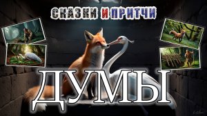 Русская народная сказка "Думы" \  «Лиса и журавль: Тысяча думушек»