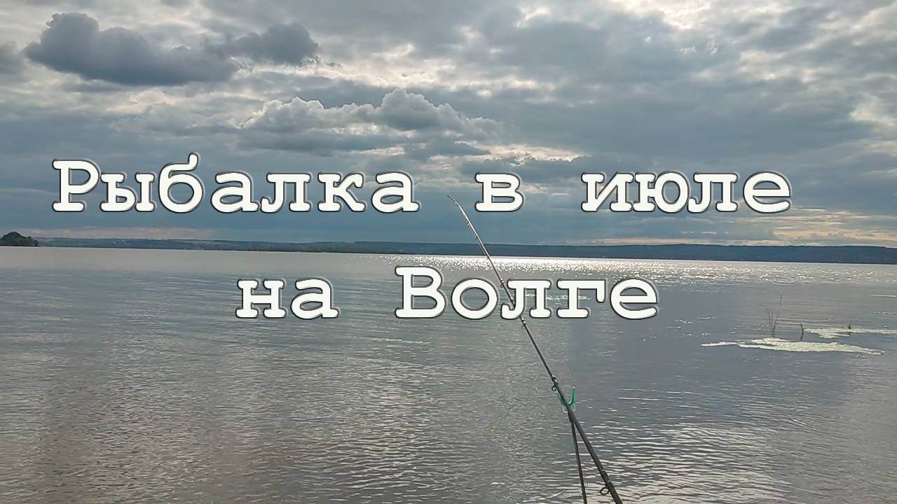 Рыбалка в июле на Волге