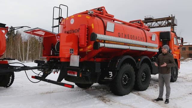 Автотопливозаправщик АТЗ-11 КАМАЗ-43118 Civacon с прицепом