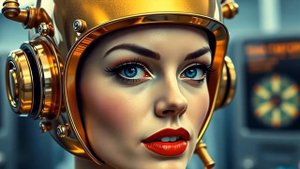 Retro Futuristic Commanding the Stars  - 1950s Sci-Fi - An AI Short Film
